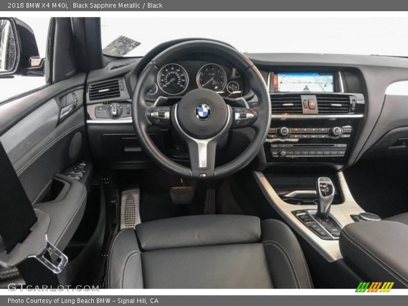 Black Sapphire Metallic / Black 2018 BMW X4 M40i