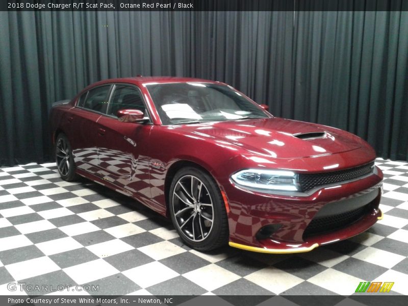 Octane Red Pearl / Black 2018 Dodge Charger R/T Scat Pack