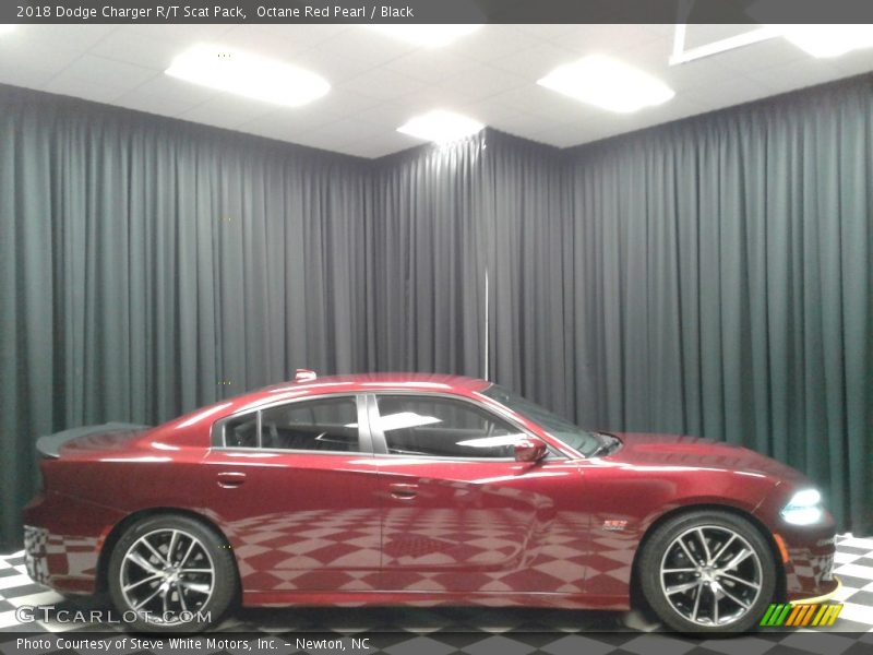 Octane Red Pearl / Black 2018 Dodge Charger R/T Scat Pack