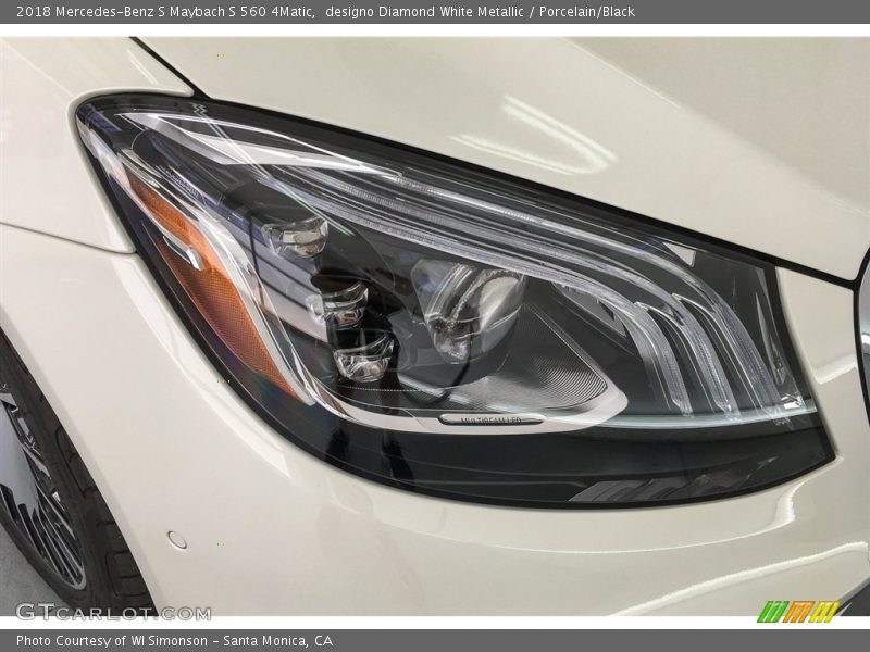 designo Diamond White Metallic / Porcelain/Black 2018 Mercedes-Benz S Maybach S 560 4Matic