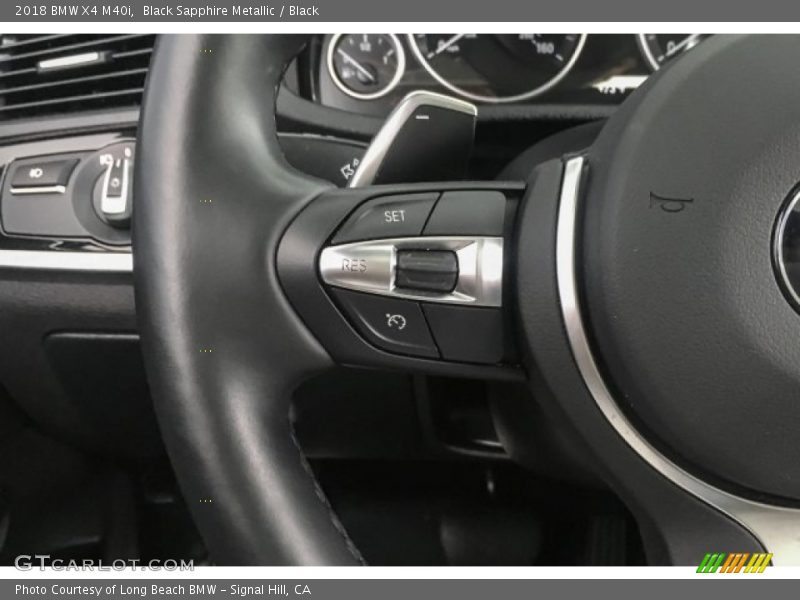 Black Sapphire Metallic / Black 2018 BMW X4 M40i