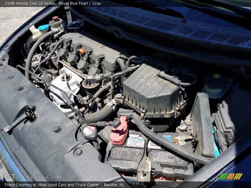 Royal Blue Pearl / Gray 2008 Honda Civic LX Sedan