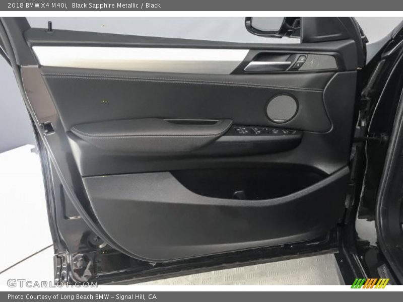 Black Sapphire Metallic / Black 2018 BMW X4 M40i
