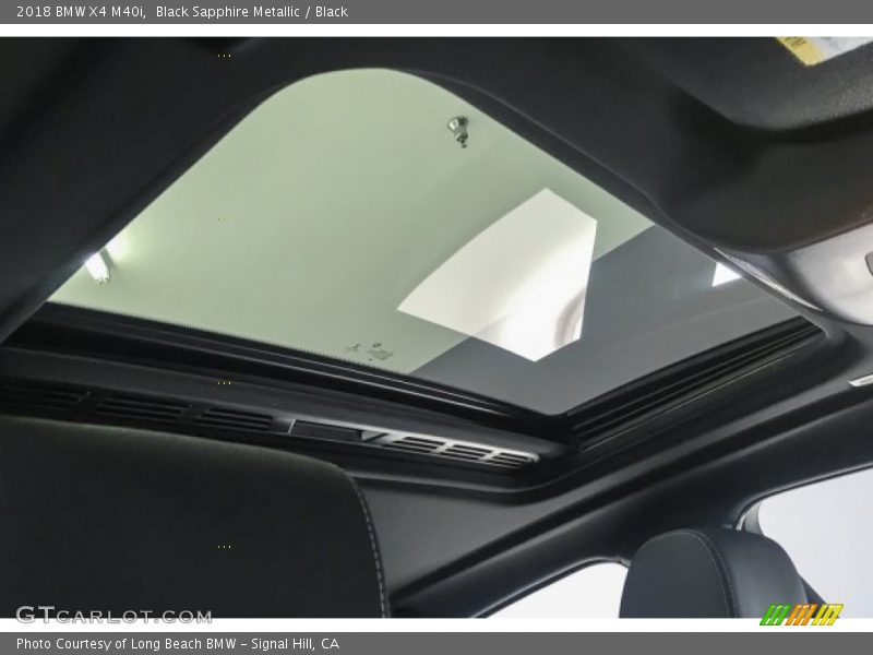 Black Sapphire Metallic / Black 2018 BMW X4 M40i