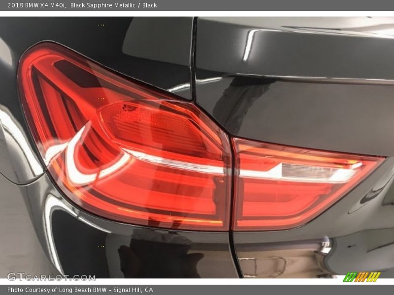 Black Sapphire Metallic / Black 2018 BMW X4 M40i