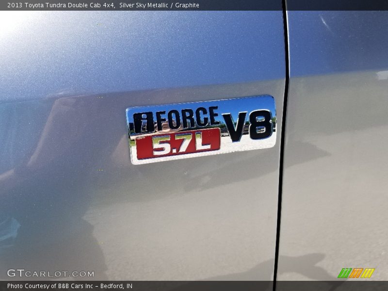 Silver Sky Metallic / Graphite 2013 Toyota Tundra Double Cab 4x4