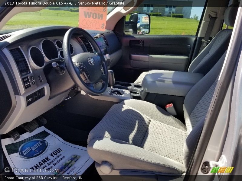 Silver Sky Metallic / Graphite 2013 Toyota Tundra Double Cab 4x4