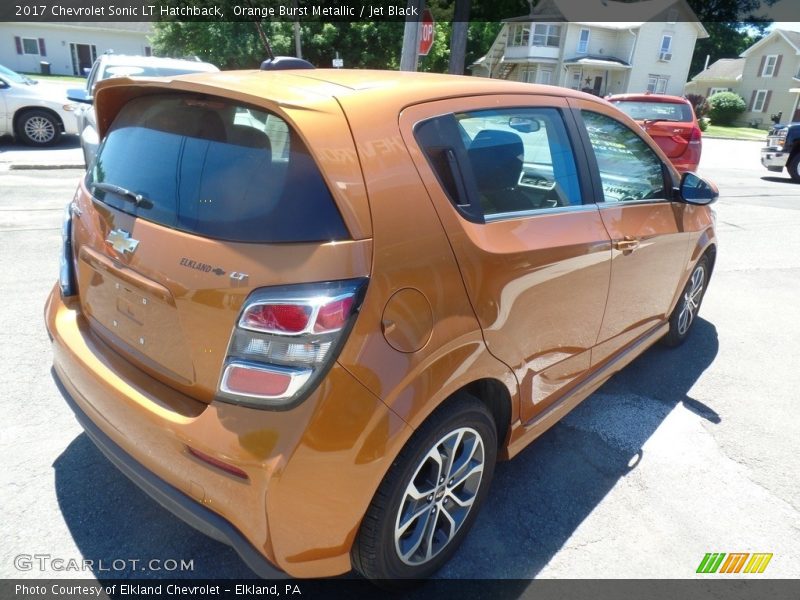 Orange Burst Metallic / Jet Black 2017 Chevrolet Sonic LT Hatchback