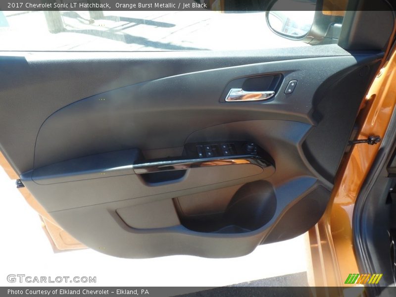 Orange Burst Metallic / Jet Black 2017 Chevrolet Sonic LT Hatchback