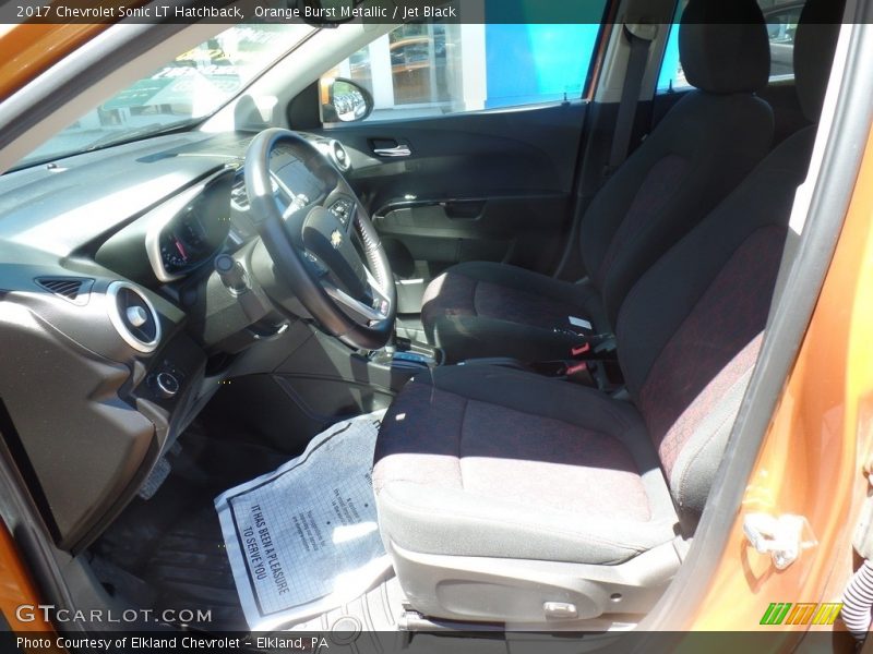 Orange Burst Metallic / Jet Black 2017 Chevrolet Sonic LT Hatchback