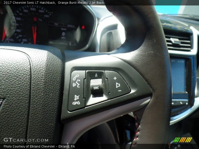 Orange Burst Metallic / Jet Black 2017 Chevrolet Sonic LT Hatchback