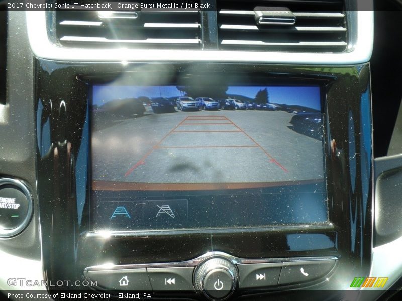 Orange Burst Metallic / Jet Black 2017 Chevrolet Sonic LT Hatchback