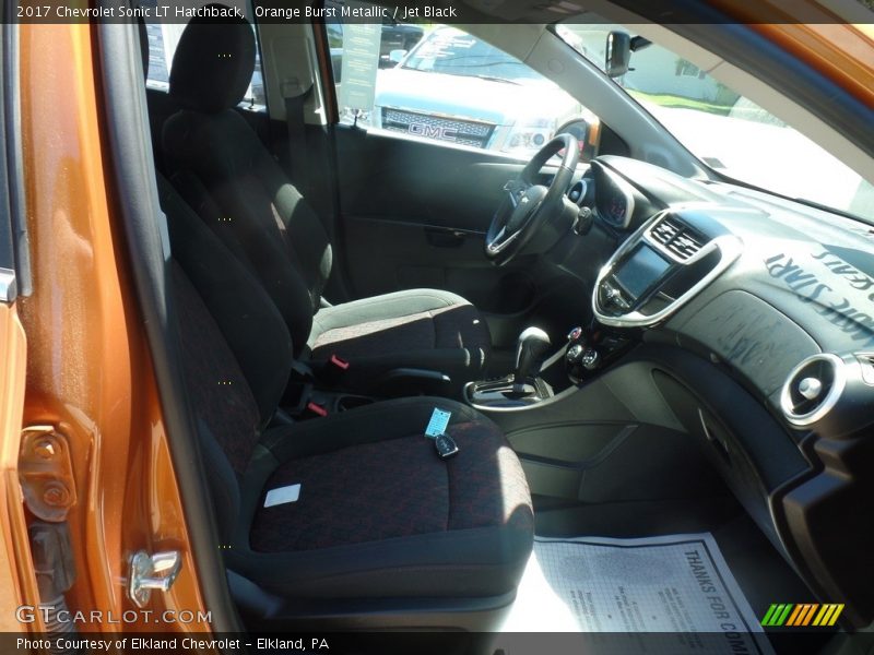 Orange Burst Metallic / Jet Black 2017 Chevrolet Sonic LT Hatchback