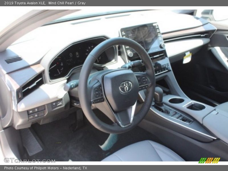 Wind Chill Pearl / Gray 2019 Toyota Avalon XLE