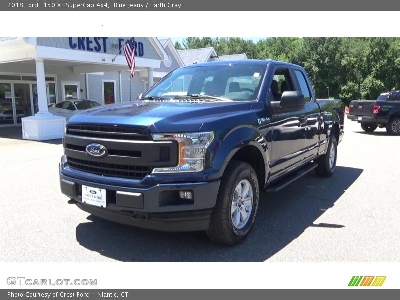Blue Jeans / Earth Gray 2018 Ford F150 XL SuperCab 4x4