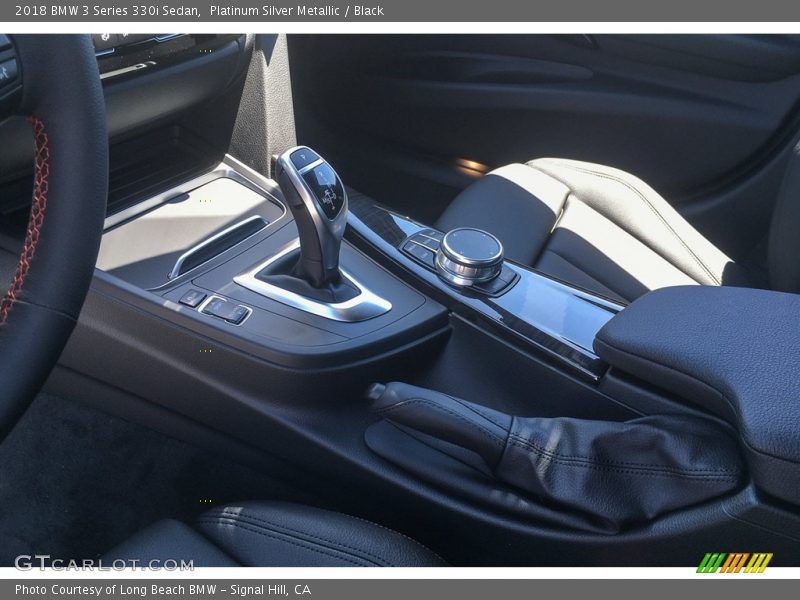 Platinum Silver Metallic / Black 2018 BMW 3 Series 330i Sedan