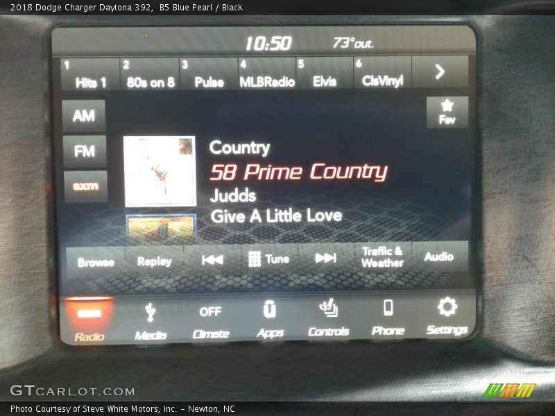 B5 Blue Pearl / Black 2018 Dodge Charger Daytona 392