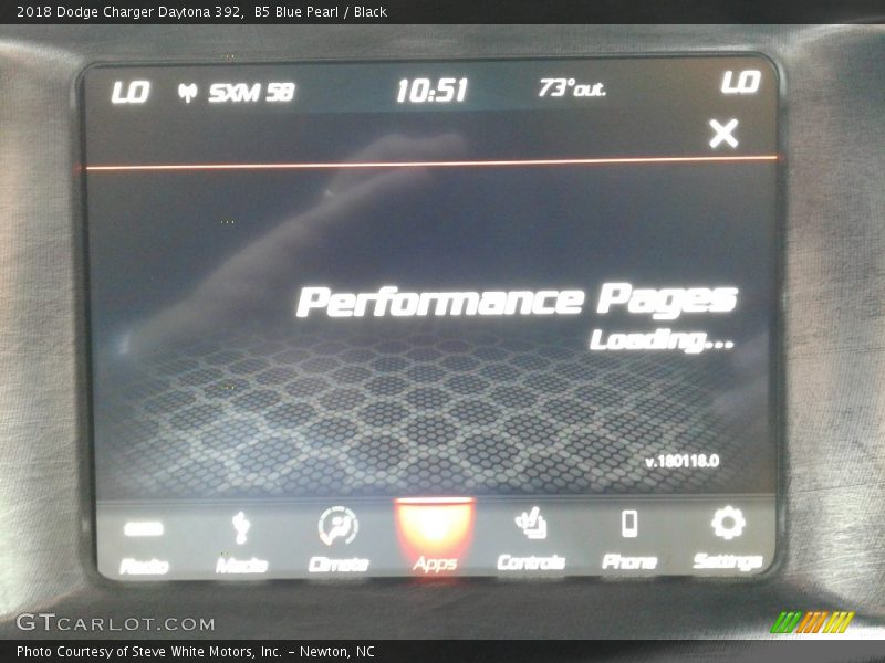 B5 Blue Pearl / Black 2018 Dodge Charger Daytona 392
