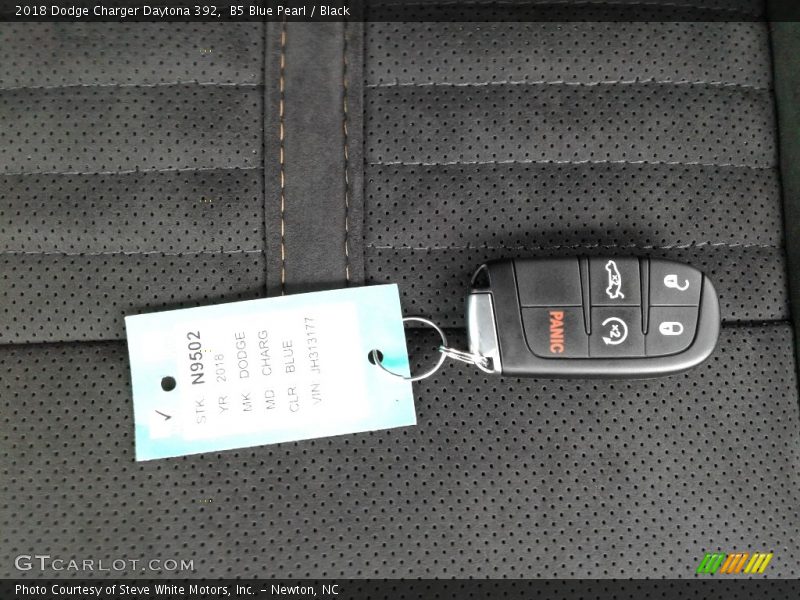 B5 Blue Pearl / Black 2018 Dodge Charger Daytona 392
