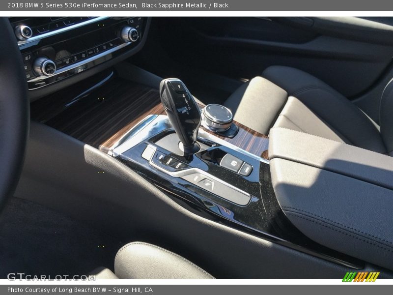 Black Sapphire Metallic / Black 2018 BMW 5 Series 530e iPerfomance Sedan