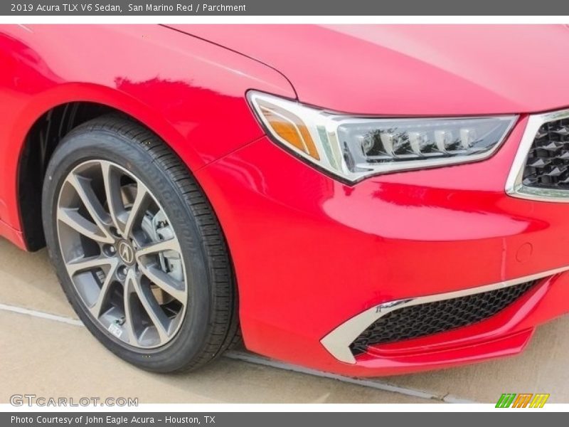 San Marino Red / Parchment 2019 Acura TLX V6 Sedan