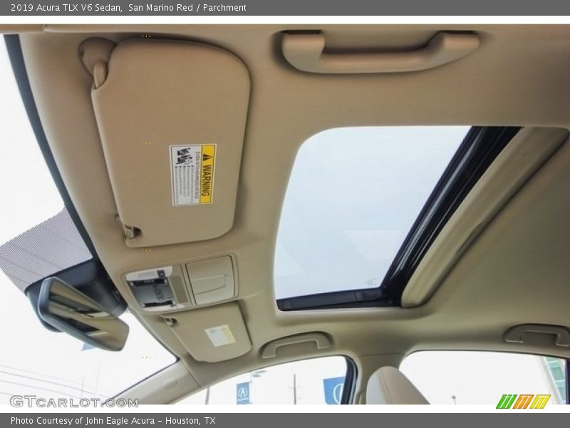 San Marino Red / Parchment 2019 Acura TLX V6 Sedan