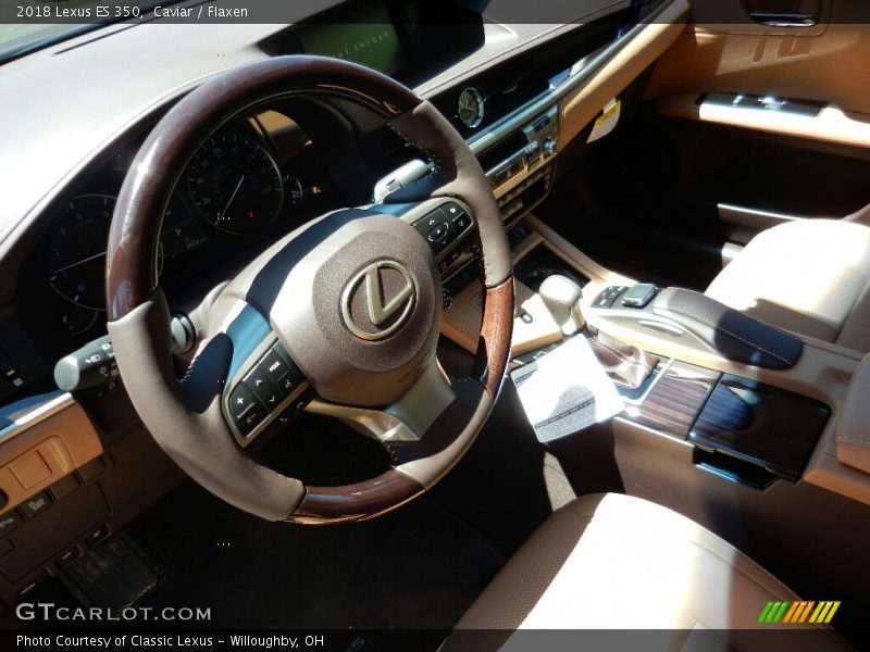 Caviar / Flaxen 2018 Lexus ES 350