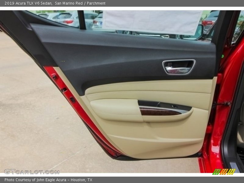 San Marino Red / Parchment 2019 Acura TLX V6 Sedan