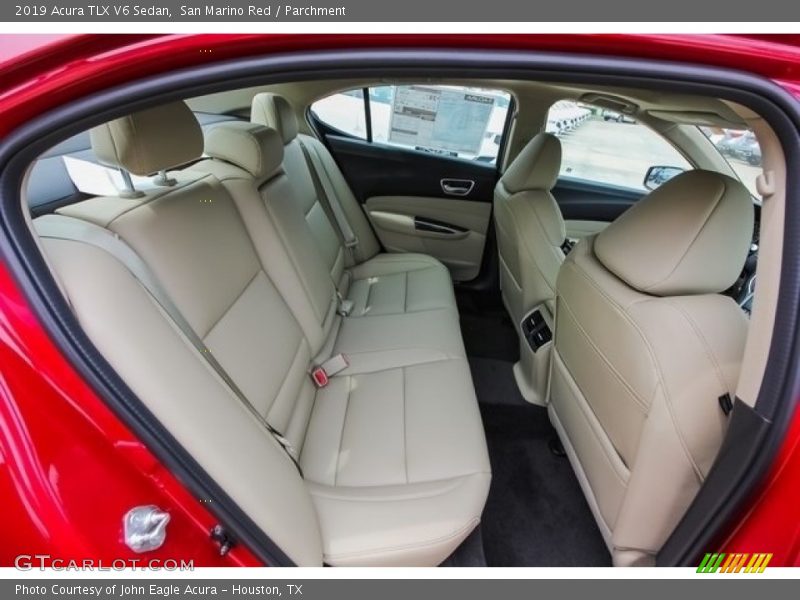 San Marino Red / Parchment 2019 Acura TLX V6 Sedan