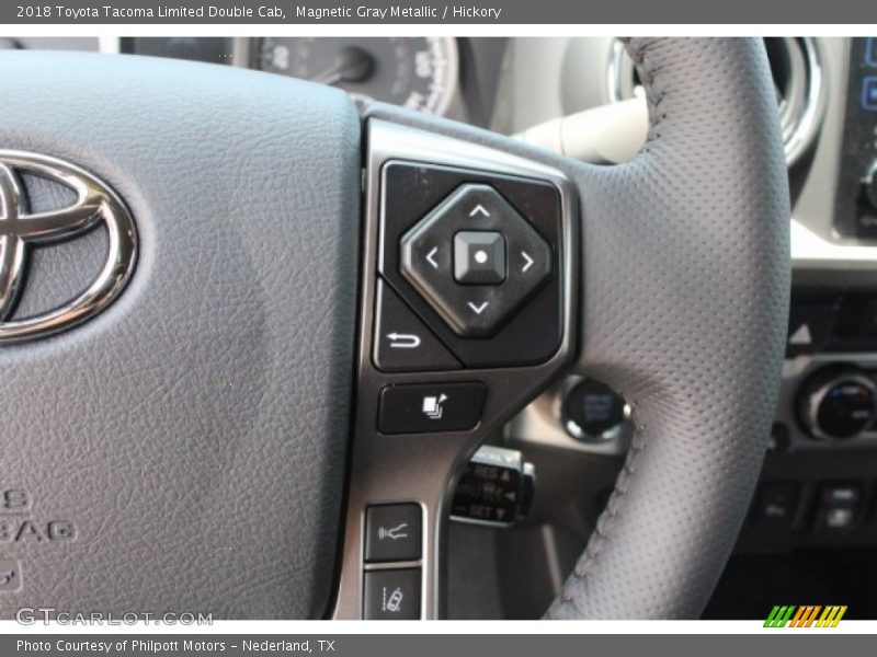 Magnetic Gray Metallic / Hickory 2018 Toyota Tacoma Limited Double Cab