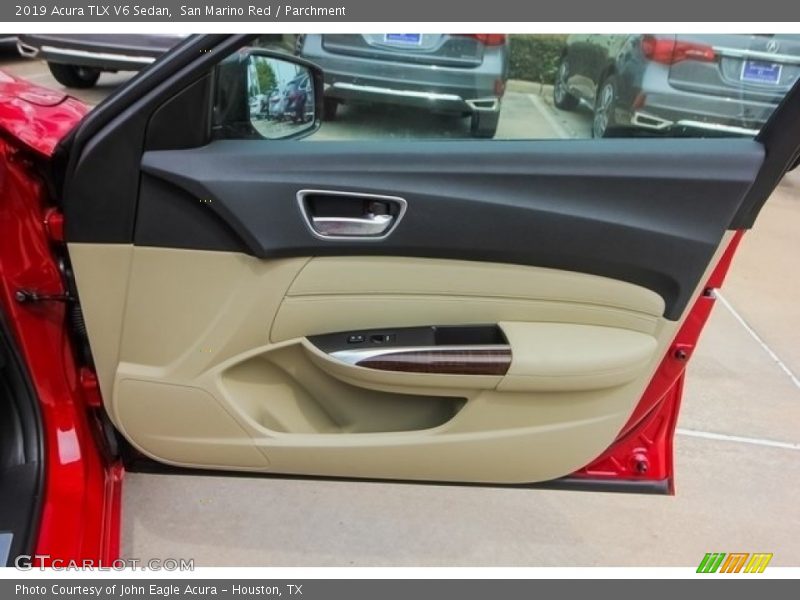 San Marino Red / Parchment 2019 Acura TLX V6 Sedan