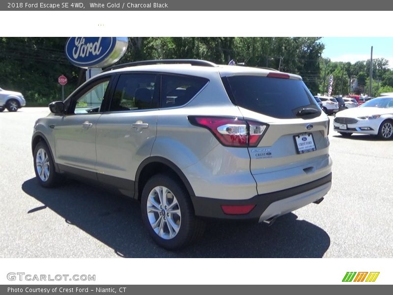 White Gold / Charcoal Black 2018 Ford Escape SE 4WD