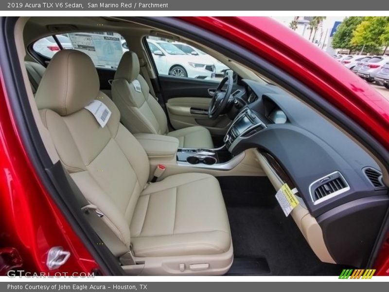 San Marino Red / Parchment 2019 Acura TLX V6 Sedan