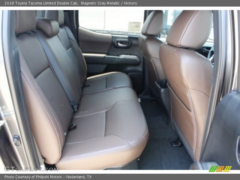 Magnetic Gray Metallic / Hickory 2018 Toyota Tacoma Limited Double Cab