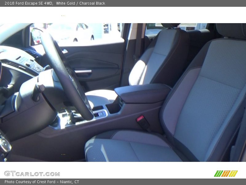 White Gold / Charcoal Black 2018 Ford Escape SE 4WD