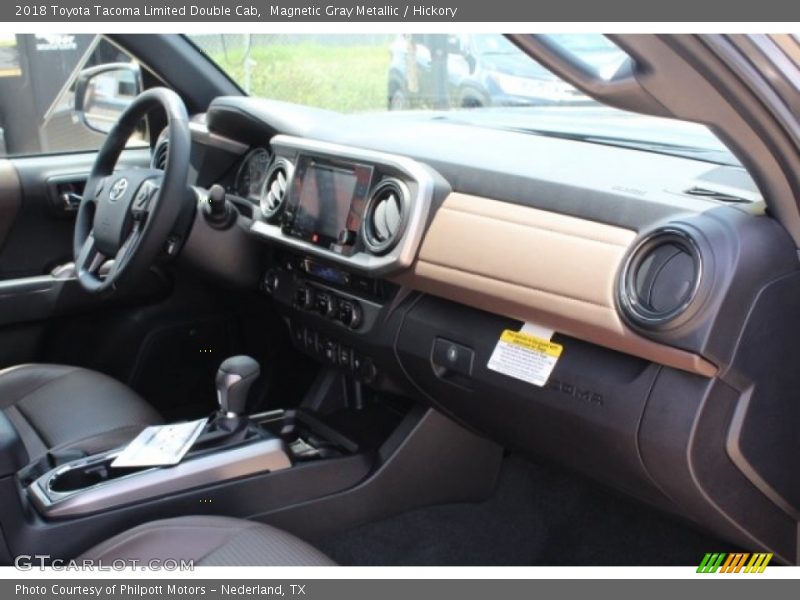 Magnetic Gray Metallic / Hickory 2018 Toyota Tacoma Limited Double Cab