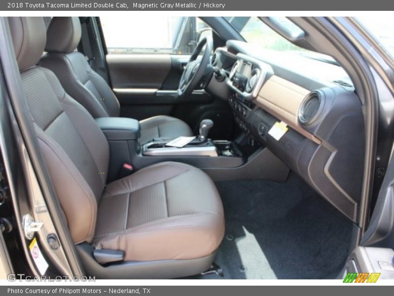 Magnetic Gray Metallic / Hickory 2018 Toyota Tacoma Limited Double Cab
