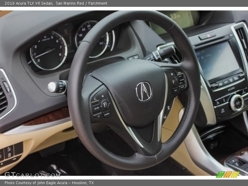 San Marino Red / Parchment 2019 Acura TLX V6 Sedan