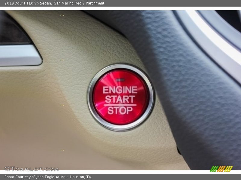 San Marino Red / Parchment 2019 Acura TLX V6 Sedan
