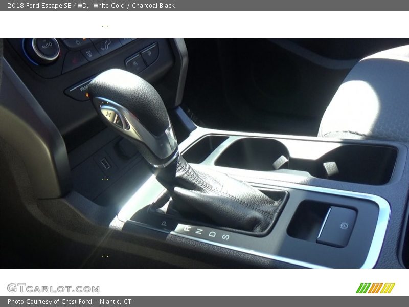 White Gold / Charcoal Black 2018 Ford Escape SE 4WD