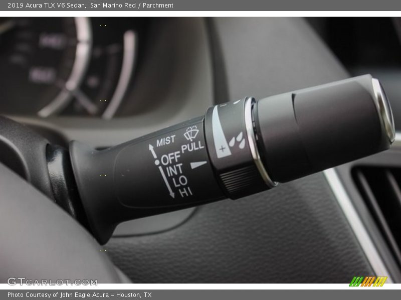 San Marino Red / Parchment 2019 Acura TLX V6 Sedan