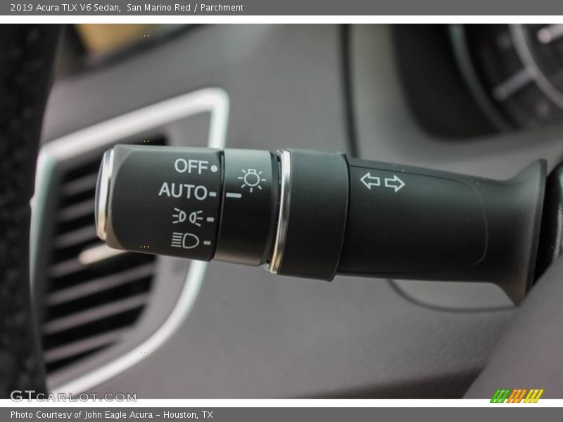 San Marino Red / Parchment 2019 Acura TLX V6 Sedan