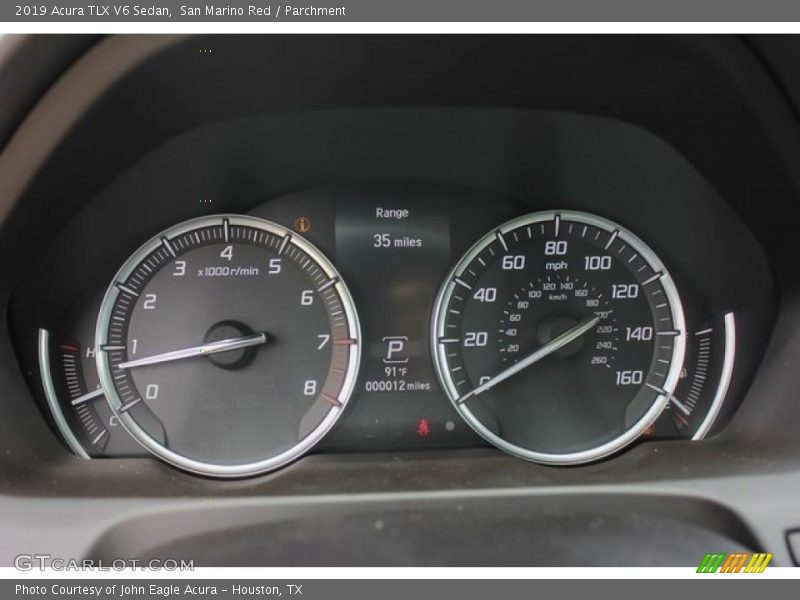 San Marino Red / Parchment 2019 Acura TLX V6 Sedan