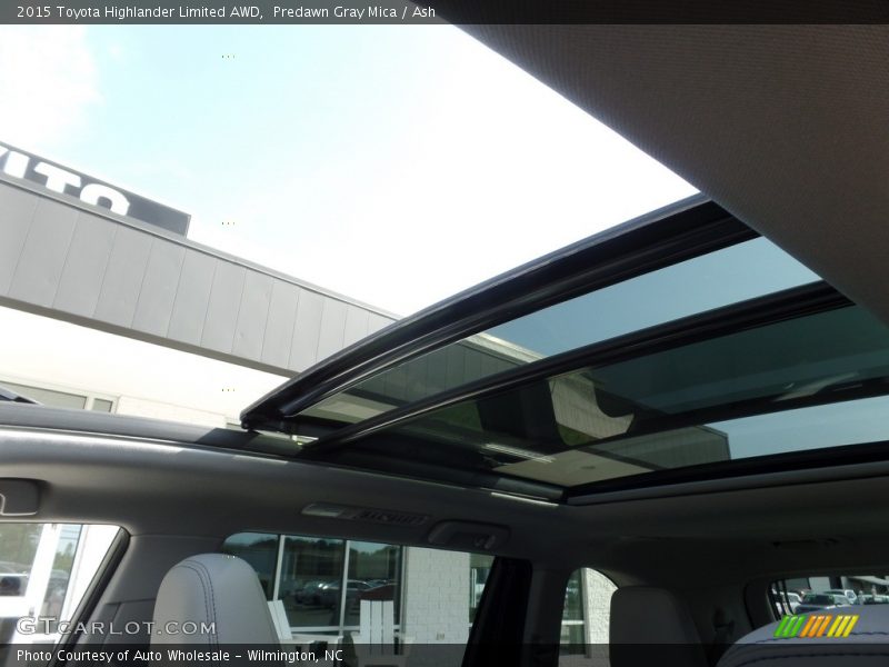 Predawn Gray Mica / Ash 2015 Toyota Highlander Limited AWD