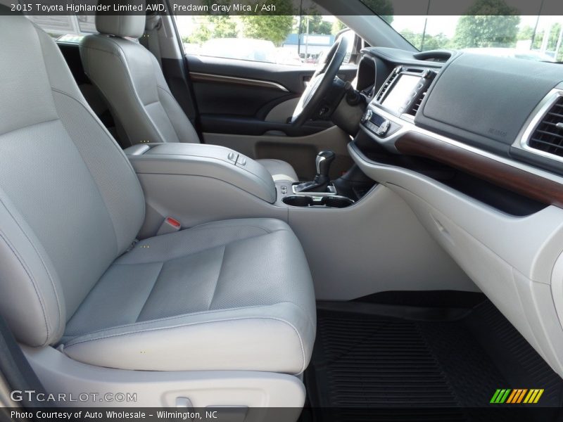 Predawn Gray Mica / Ash 2015 Toyota Highlander Limited AWD