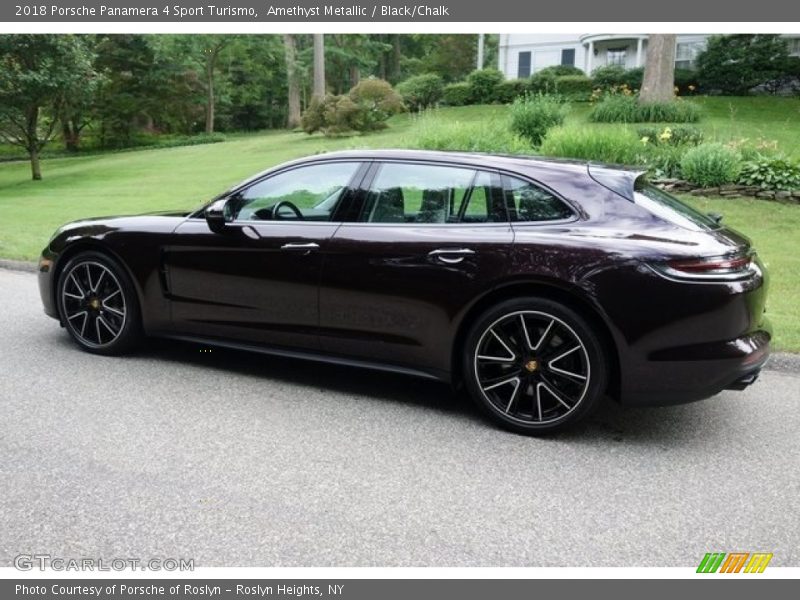 Amethyst Metallic / Black/Chalk 2018 Porsche Panamera 4 Sport Turismo