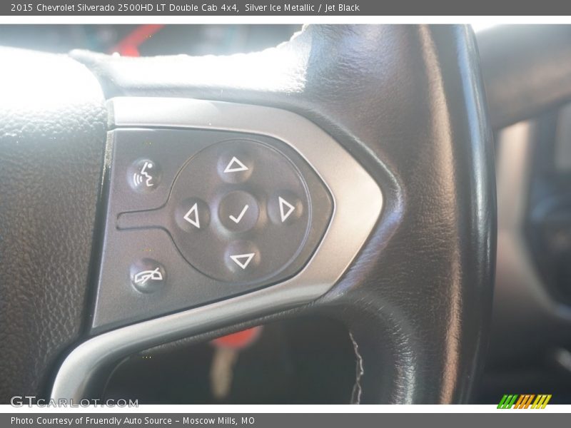 Silver Ice Metallic / Jet Black 2015 Chevrolet Silverado 2500HD LT Double Cab 4x4