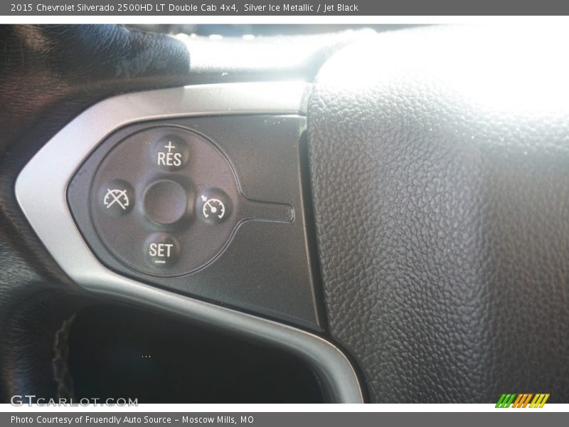 Silver Ice Metallic / Jet Black 2015 Chevrolet Silverado 2500HD LT Double Cab 4x4