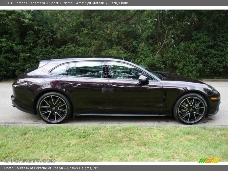 Amethyst Metallic / Black/Chalk 2018 Porsche Panamera 4 Sport Turismo