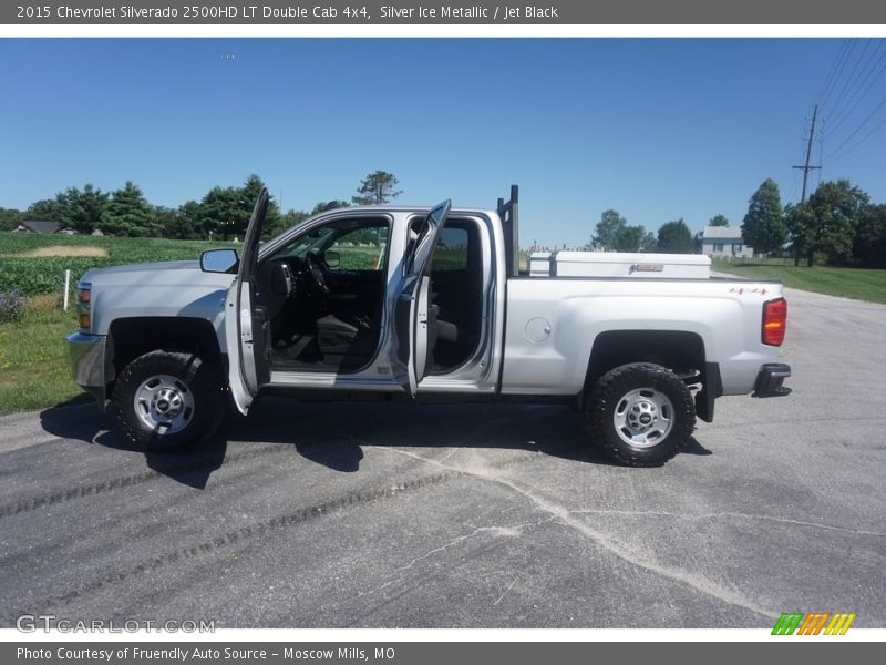 Silver Ice Metallic / Jet Black 2015 Chevrolet Silverado 2500HD LT Double Cab 4x4